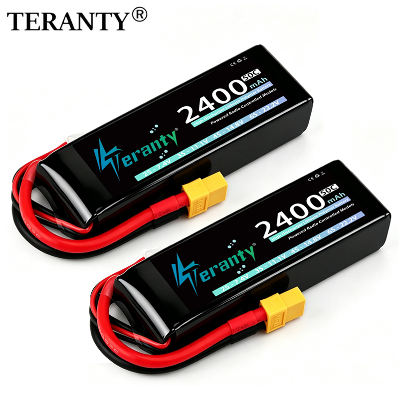 Rc Hobby Models - TERANTY 3S 2200/2400/2600mAh Lipo Batterij 11.1V