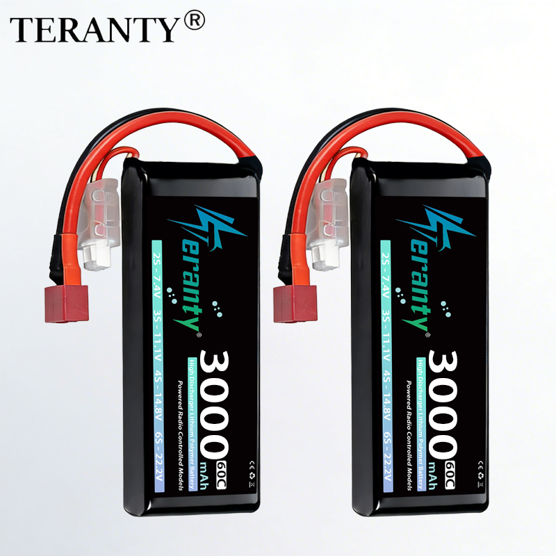 Rc Hobby Grade Car - TERANTY 2S 3000mAh Lipo Batterij 7.4V