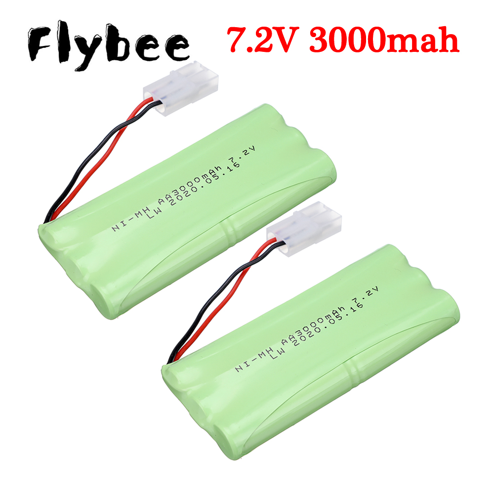 Rc Hobby Models - 7.2v Oplaadbare Batterij 3000mah NiMH Batterij