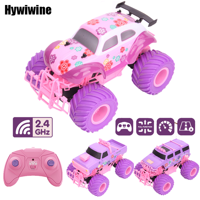 Yunshen Rc Hobby - Roze RC Auto Elektrische Aandrijving Off-Road