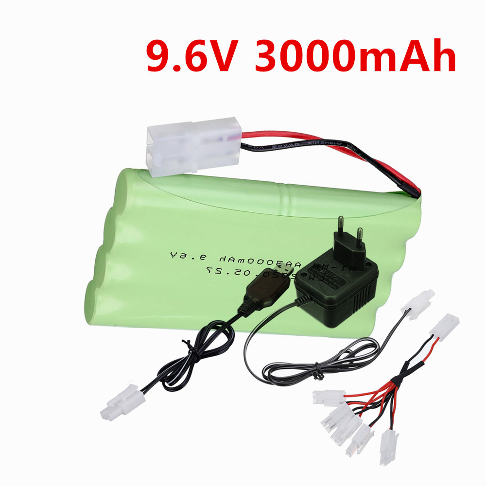 Rc Hobby Models - 9.6V 3000mAh NiMH-batterij of 9.6V oplader