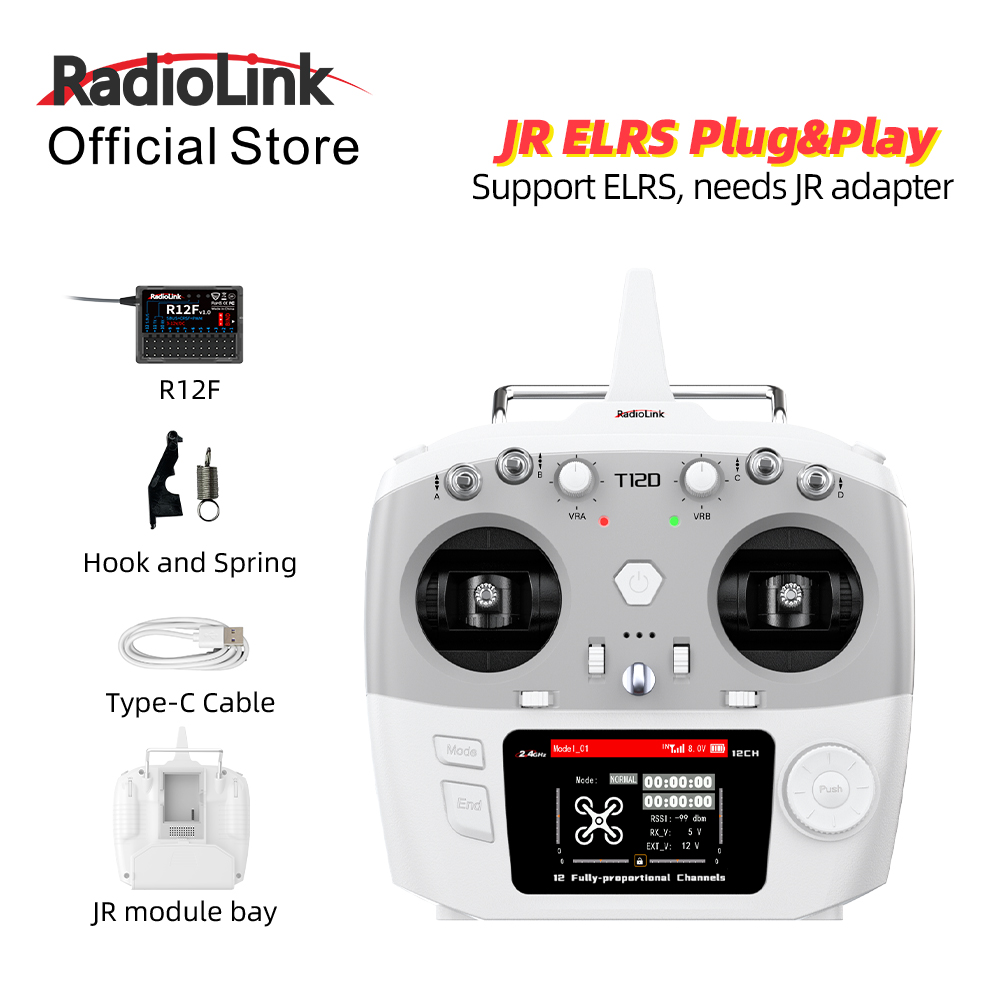 RadioLink T12D JR-module, 12 k - Rc Hobby Models recensie en prijs