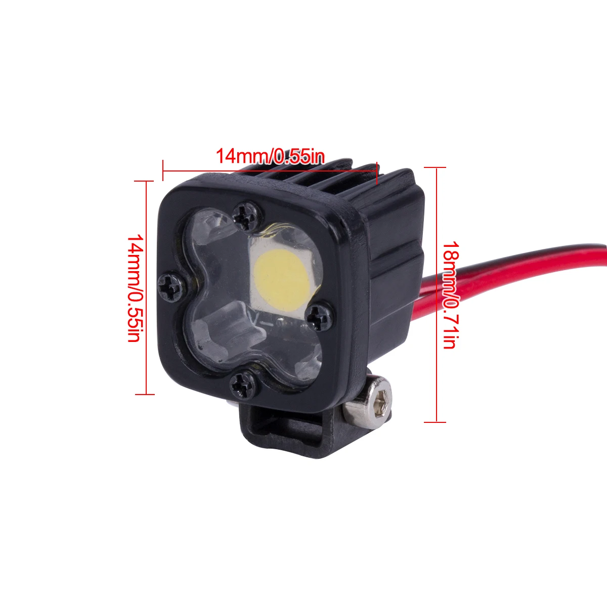 RC Auto Vierkante Heldere LED  - Yunshen Rc Hobby recensie en prijs